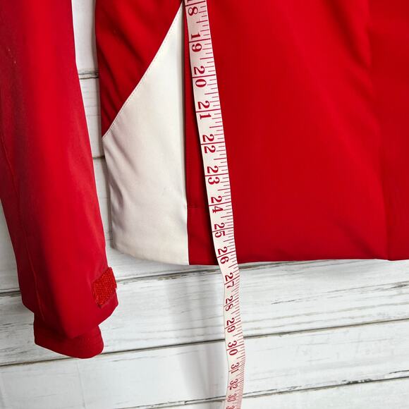 Spyder Amp Winter Ski Jacket Red White Women's Size 12 - Picture 9 of 15